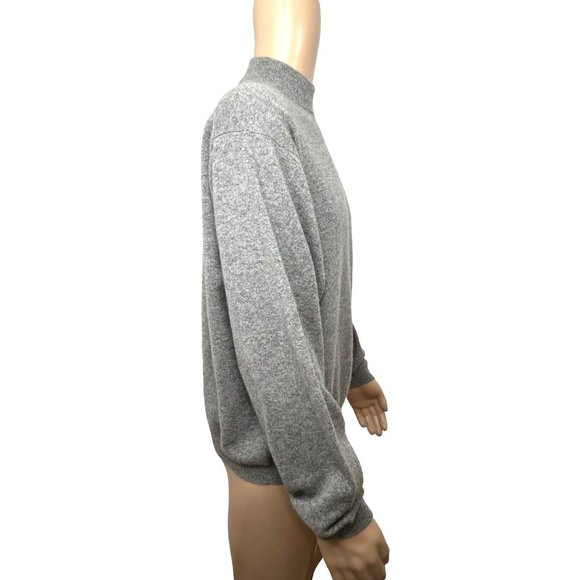 Louis Roth Men’s Vintage 100% Cashmere Sweater Grey M Long Sleeves Crewneck - Picture 4 of 8